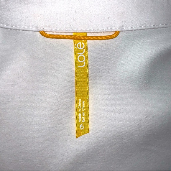 Lole light weight white jacket women’s size 6 - Picture 4 of 11